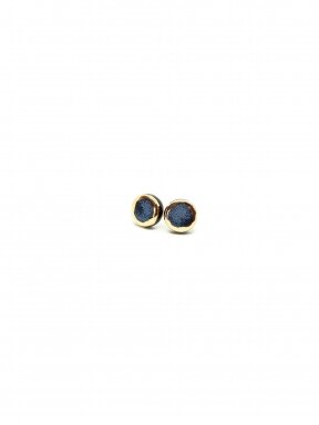 Earrings |Golden Aureole Glossy Small