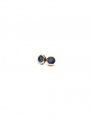 Auskarai |Golden Aureole Glossy Small