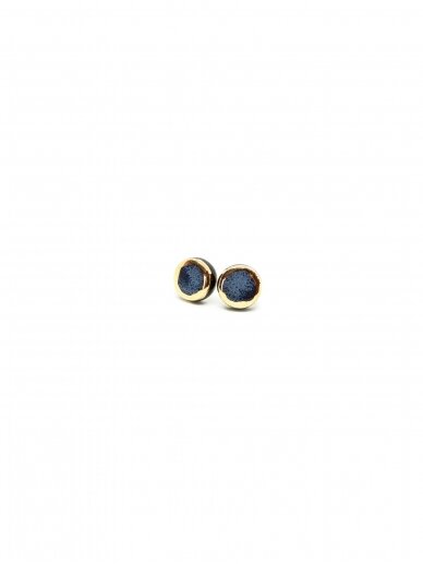 Earrings |Golden Aureole Glossy Small