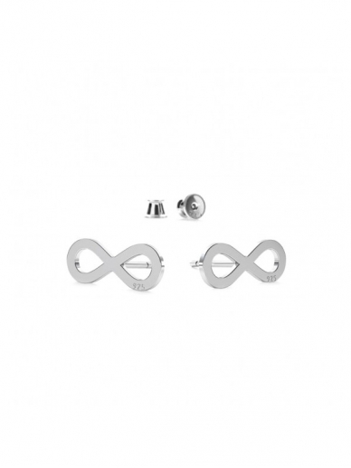 CINAMONN silver earrings INFINITY 3