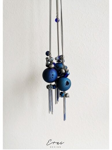 ErniDesign kaklo papuošalas | DUZY DEEP BLUE
