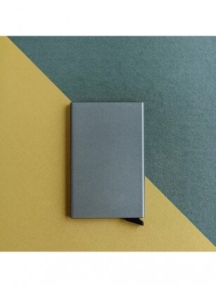 Kortelių dėklas | Pure Metal - Gray