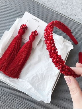 Lovein red headband