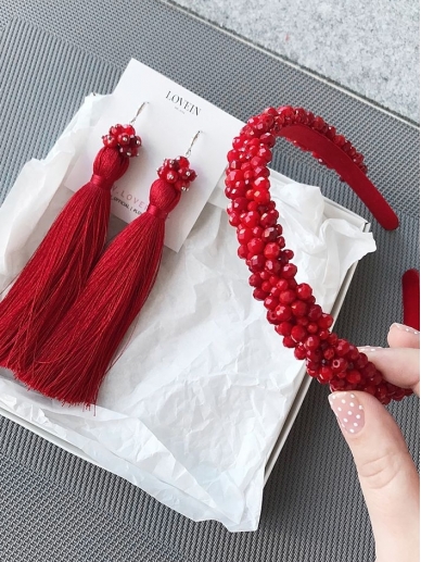 Lovein red headband