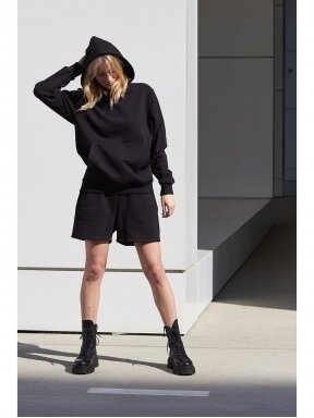 Women’s black jersey shorts