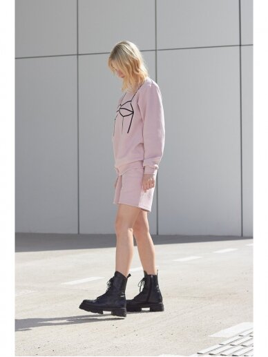 Women’s pink embroidered sweatshirt 3