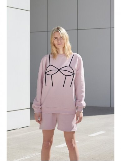 Women’s pink embroidered sweatshirt 6