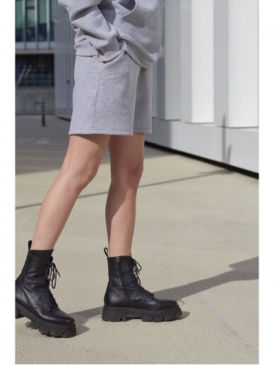Women’s grey jersey shorts 7