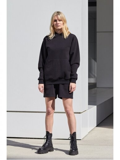 Women’s black jersey shorts 2