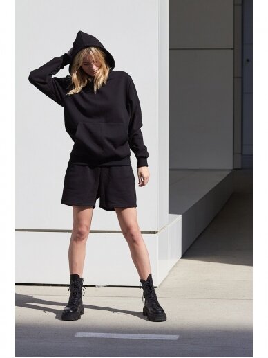 Women’s black jersey shorts