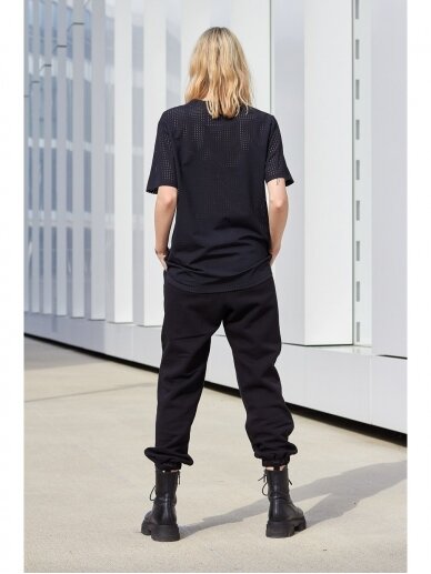Women’s black jogger pants 4