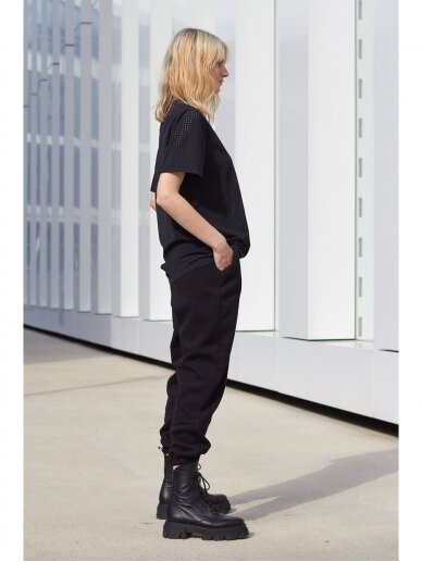 Women’s black jogger pants 5