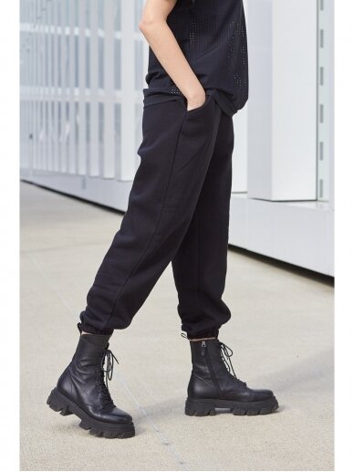 Women’s black jogger pants 7