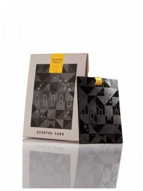 ODORO scented card | ORANGE CHILLI