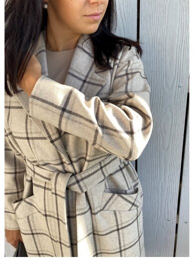 Coat | CREAMY STRIPE 3
