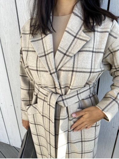 Coat | CREAMY STRIPE 4