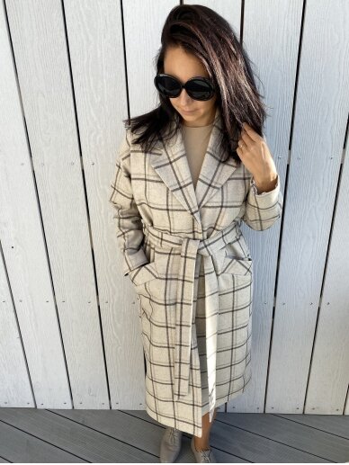 Coat | CREAMY STRIPE 2