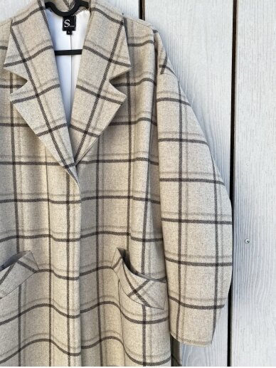 Coat | CREAMY STRIPE 9