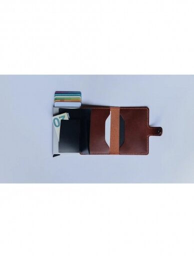 Piniginė | Classy Clip Brown 2