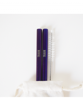 TRAUK. metal straws